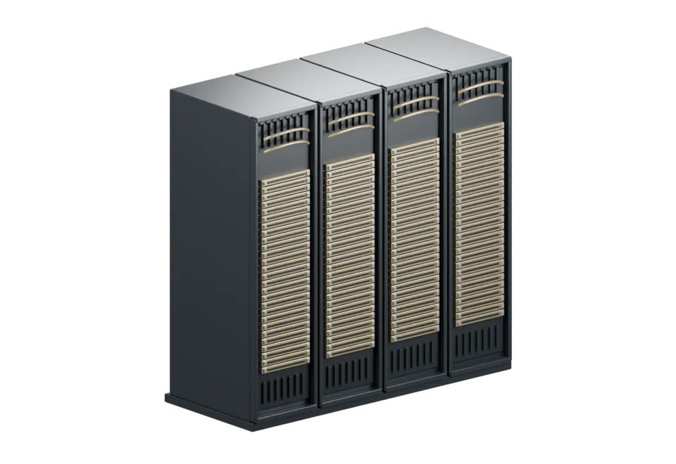 3D visualisation based on the NVIDIA DGX GB300 platform.